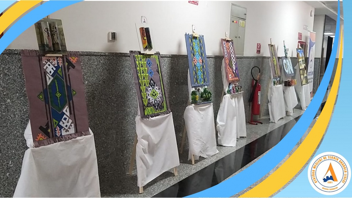 Toroslar İlçe Milli Eğitim Müdürlüğü'nde Okulumuzun Resim Sergisi Açıldı