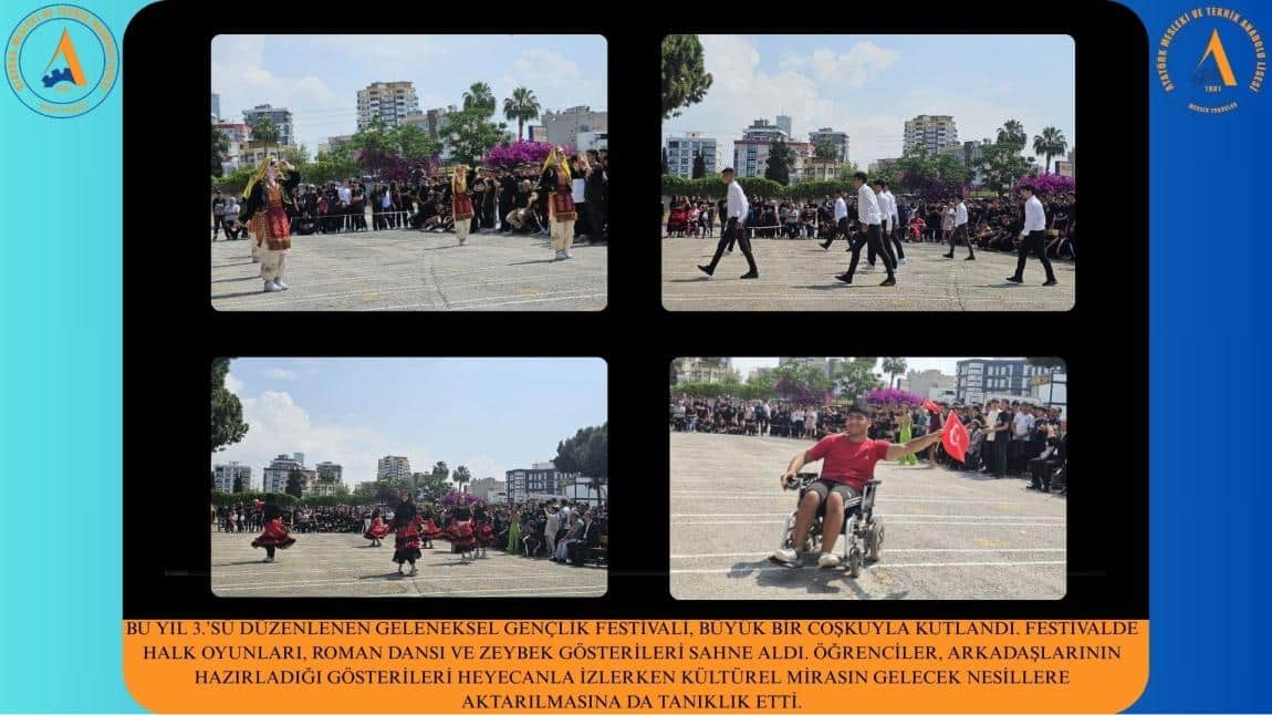 GENÇLİK FESTİVALİNDE KÜLTÜR VE COŞKU BULUŞTU